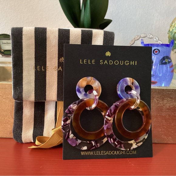 Elle Sadoughi Original Collection Earrings.